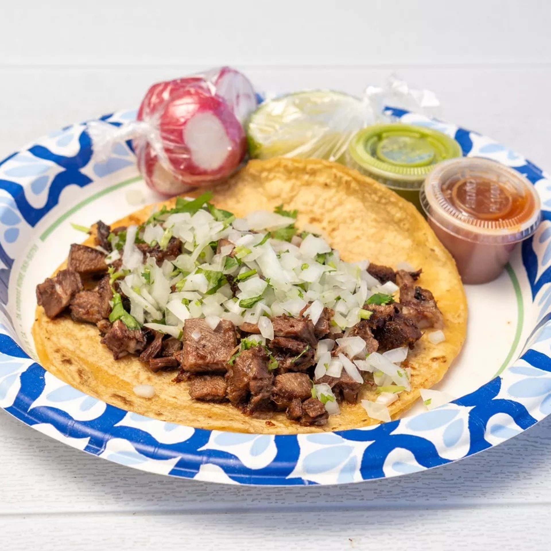 Adobada, Fish Tacos, and Super Fries