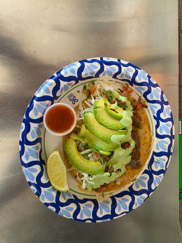 Big Cecina Taco.