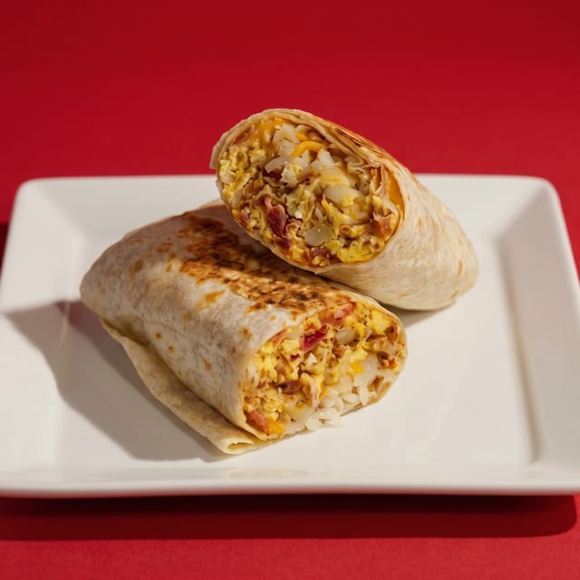 Bacon Breakfast Burrito.
