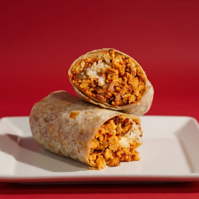 Chorizo Breakfast Burrito.