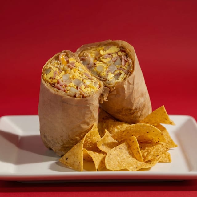 Breakfast Burrito Macho.