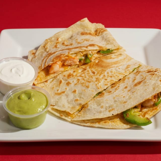 Shrimp Quesadilla.