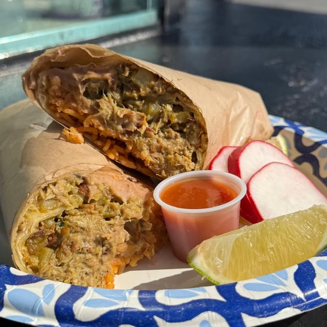Chile Verde Burrito.