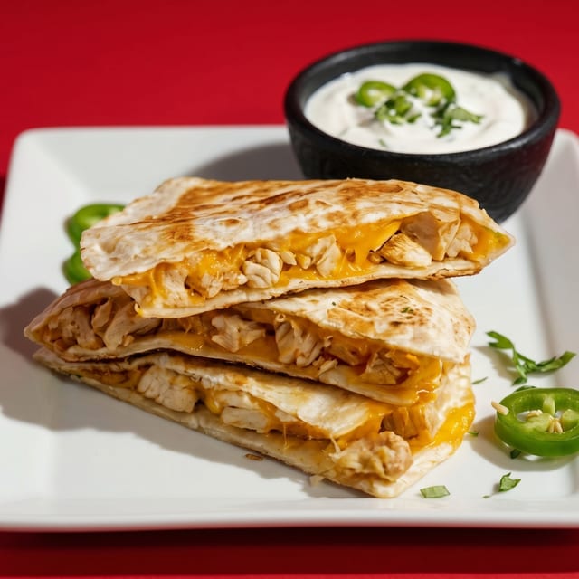 Chicken Quesadilla.