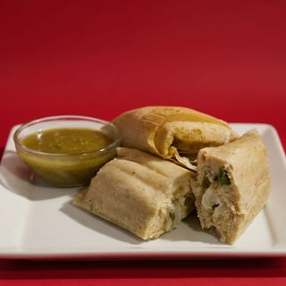 Tamal Rajas and Cheese